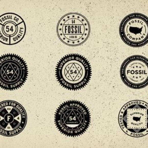 Fossil Beige Fabric & Orange Leather Tote Bag Set - Picture 6 of 12